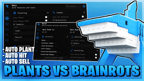 Plants vs Brainrots Script Dupe 3